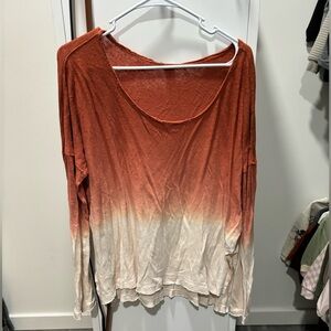 Free People lightweight LS top